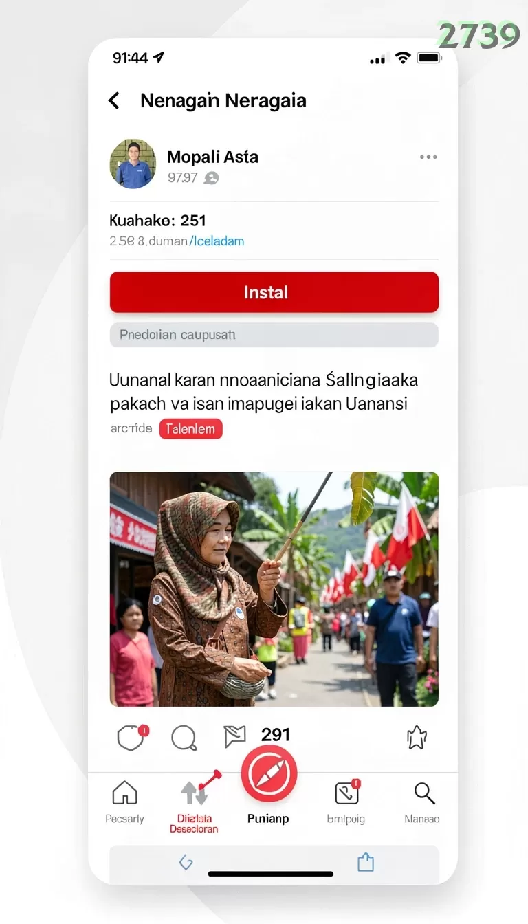 Cuplikan layar 898A — menu navigasi