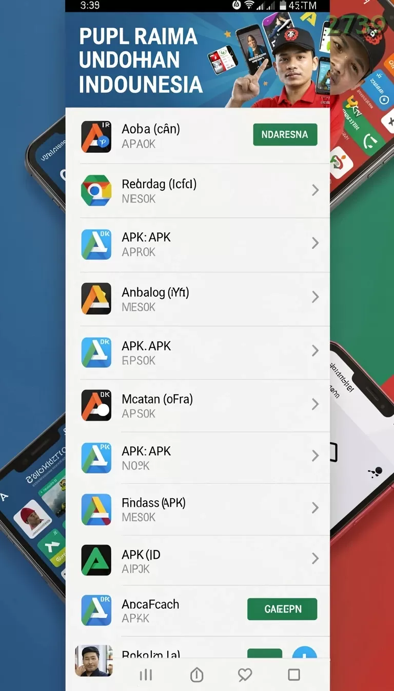 Cuplikan layar INDAAA — aktivitas